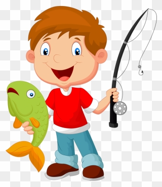 Photo From Album "сборник №2 - Kids Fishing Clip Art - Png Download