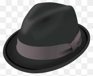 Trilby Hat Clipart - Fedora Clipart - Png Download