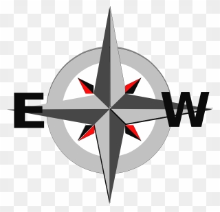 Compass Image East West Clipart