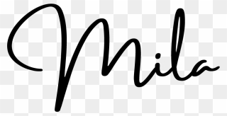 Mila Calligraphy Clipart