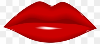 Big Red Lips Png Download - Lips Clipart