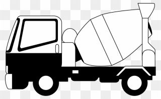 Truck Clipart - Concrete Trucks Clip Art - Png Download