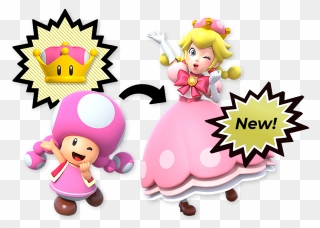 Ci Nswitch Nsmbud 1 Items 00 - Toadette New Super Mario Bros Clipart