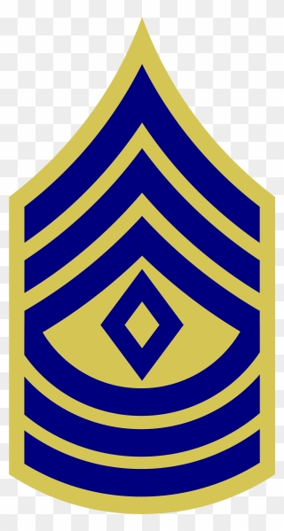 Sergent Clipart Us Army - Sergeant Major Insignia - Png Download