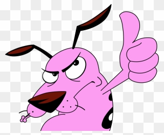 Sick Dog Clipart Clip Stock Outline Of Courage The - Courage The Cowardly Dog Angry - Png Download
