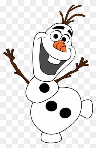 Sad Clipart Snowman - Olaf Frozen Cartoon - Png Download