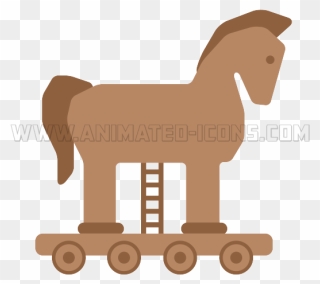 Trojan Horse Clipart Gif Animation - Sorrel - Png Download