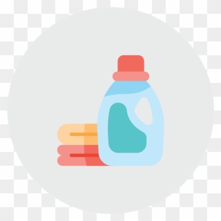 Laundry Detergent Icon - Plastic Bottle Clipart