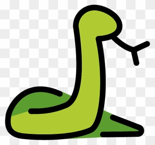 Snake Emoji Clipart - Png Download