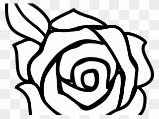 Drawing Easy Simple Rose Clipart