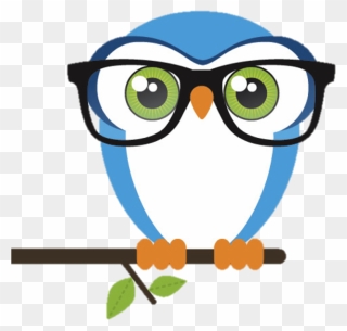 Birds With Nerd Glasses Clipart
