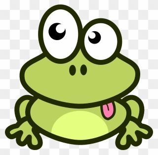 Frog Cartoon Clip Art - Clipart Transparent Background Frog - Png Download