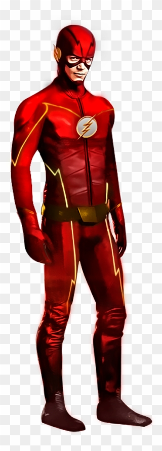 The Flash [cw] - Wally West Flash Red Suit Clipart