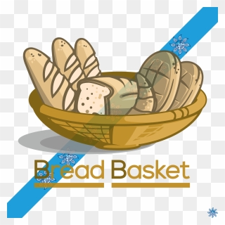 Bread Clipart Basket - Png Download