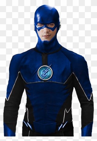 Blue Flash Png - Dc Green Flash Suit Clipart