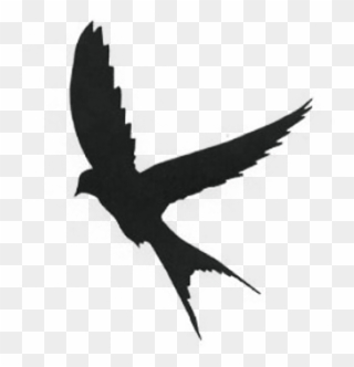 Silhouette Mockingbird Swallow - Mockingbird Silhouette Clipart