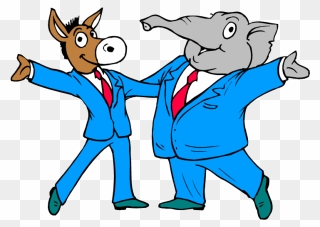 Democrats And Republicans Together Clipart