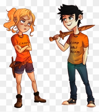 “percabeth With Transparent Background [x] ” - Transparent Percy Jackson Clipart - Png Download