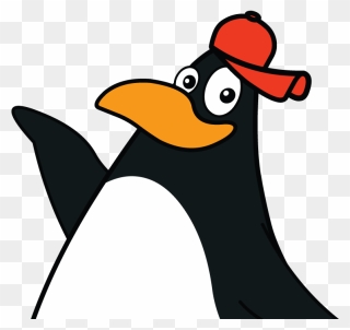 Joey The Penguin Waving - Portable Network Graphics Clipart