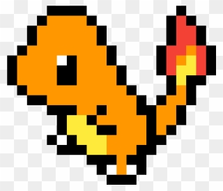Pikachu Charmander Pixel Art Gif - Pokemon Pixel Art Charmander Clipart