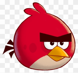 Angry Birds Toons - Cartoon Red Angry Bird Clipart