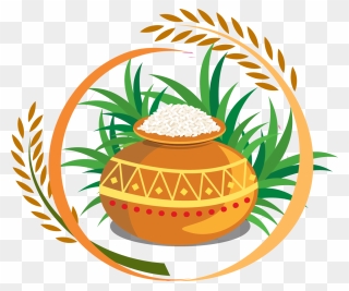 Fall Harvest Thanksgiving Photo Clipart Vector Library - Pongal 2020 Images Png Transparent Png