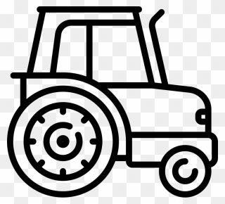 Transparent Tractor Clip Art Black And White - Quality Time Icon Png