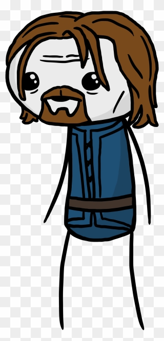 Boromir From "lord Of The Rings" - Cartoon Clipart