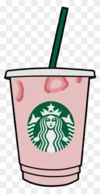 #strawberry #sticker #pink #starbucks #drink - Starbucks New Logo 2011 Clipart