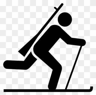 Cross Country Skiing Clipart Clip Art Stock Ski Rubber - Skiing - Png Download