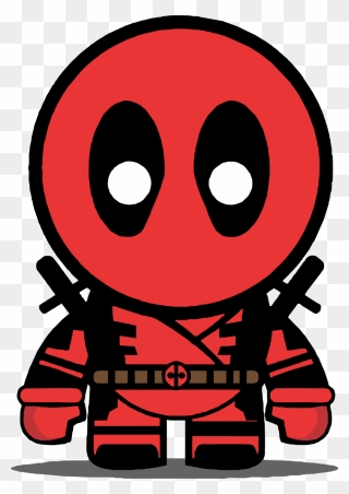 Deadpool Clipart Mini Cartoon - Cartoon - Png Download