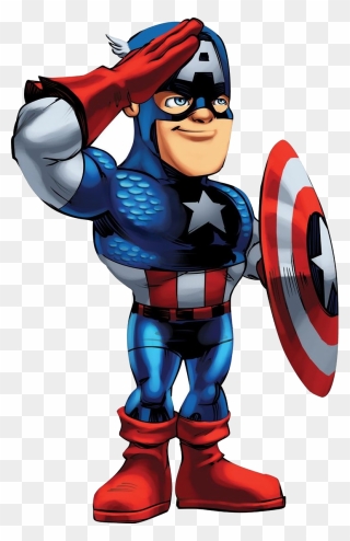 America Deadpool Danvers Spider-man Squad Hero Carol - Marvel Super Hero Squad Captain America Clipart