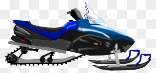Ski Doo Clipart Graphic Free Stock Vehicle,sled,automotive - Snowmobile Clipart - Png Download
