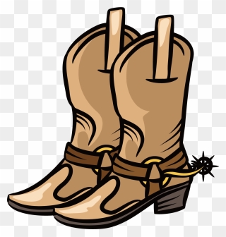 Cowboy Boot Shoe Clip Art - Cowboy Boots Clipart Png Transparent Png