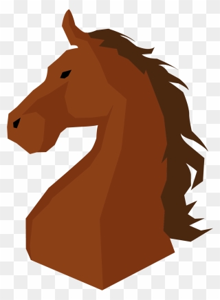 Transparent Horse Head Clip Art - Horse - Png Download