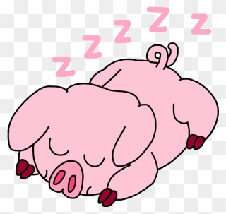 This Little Piggy Is Sleeping The Night Away After Clipart