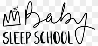 Baby Sleep School - Calligraphy Clipart
