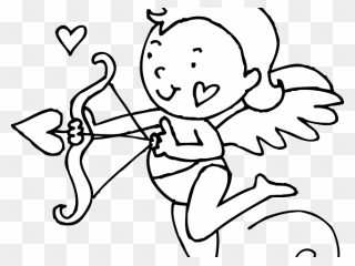 Clipart Valentines Cupid - Png Download