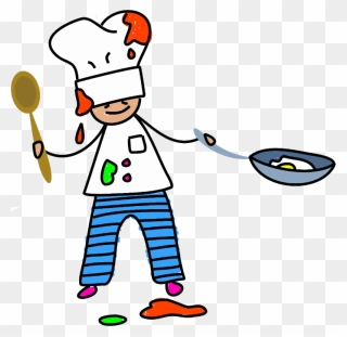 Kid Chef Drawing Clipart