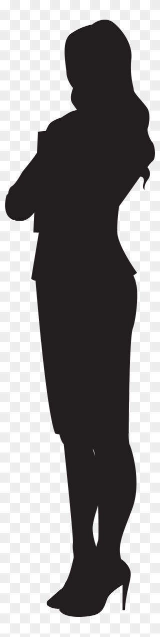 Silhouette Woman Clip Art - Silhouette Of A Woman Png Transparent Png