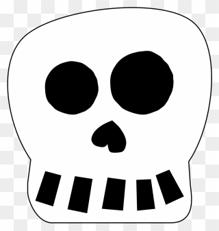Free Printable Halloween Skull Decoration Banner - Skeleton Halloween Decorations Printable Clipart