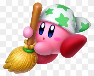 Kirby Star Allies Cleaning Clipart