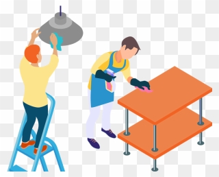 Cleaning Crew - Art Table Clipart