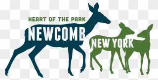 Newcomb Ny - Deer Silhouette Clipart