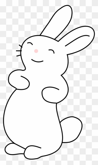 Free To Use & Public Domain Easter Clip Art - White Bunny Clipart - Png Download