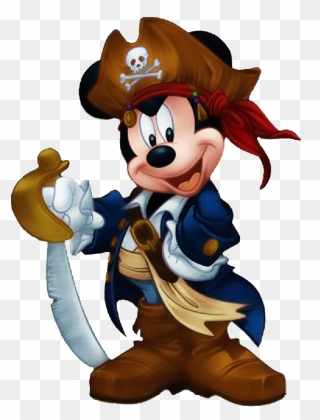Pirate Mickey Clipart - Png Download