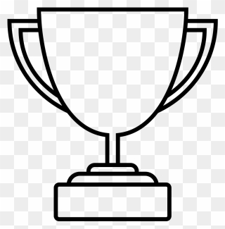 Collection Of Free Trophy Drawing Coloring Page Download - Trophy Clipart Black And White Png Transparent Png