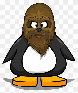 Image Wookie Mask Pc - Penguin With A Horn Clipart