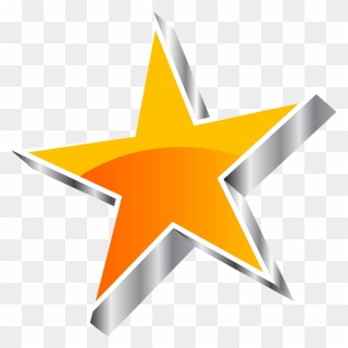 Transparent Star Png Image - 3d Star Vector Png Clipart