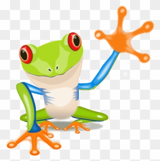 Jungle Frog Clipart - Tree Frog Clipart Png Transparent Png